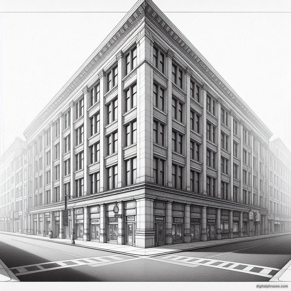 21 Two Point Perspective Drawing Ideas of a City 21 Two Point Perspective Drawing Ideas of a City