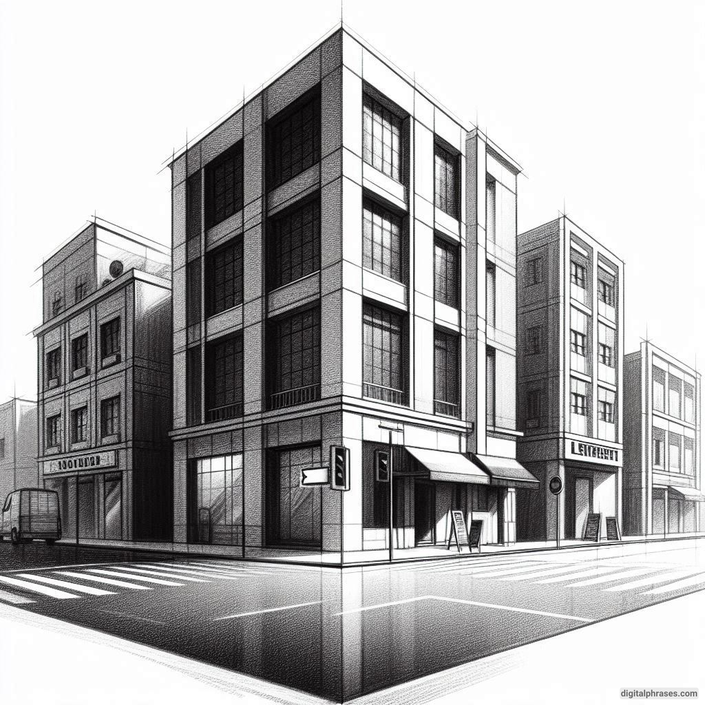21 Two Point Perspective Drawing Ideas of a City 21 Two Point Perspective Drawing Ideas of a City