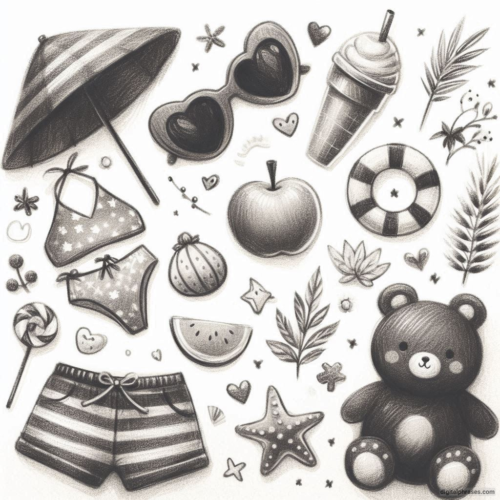 30 Cute, Simple and Cool Summer Drawings 30 Cute, Simple and Cool Summer Drawings
