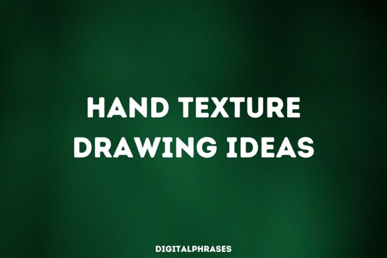 20 Hand Texture Drawing Ideas