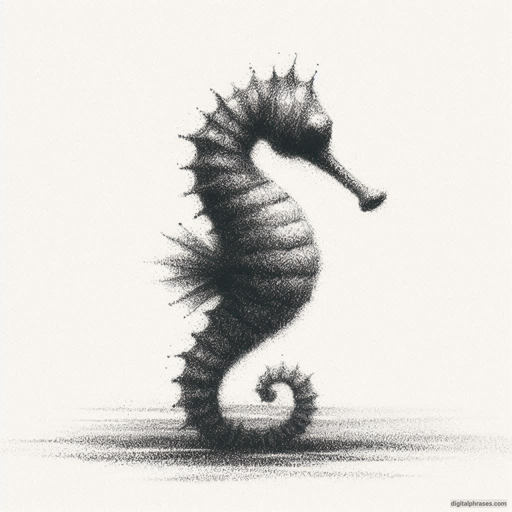 60 Sea Horse Drawing Ideas 60 Sea Horse Drawing Ideas
