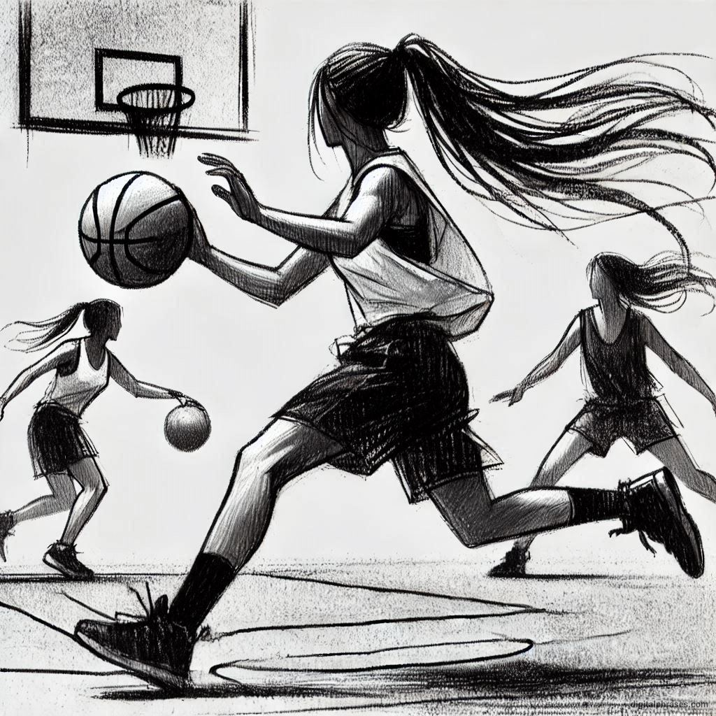 80 Basketball Drawing Ideas (Easy, Realistic, Cartoon, Color and More)