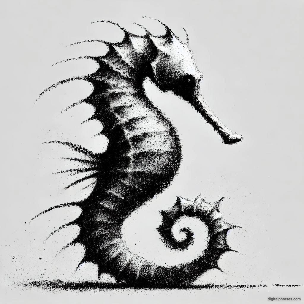 60 Sea Horse Drawing Ideas 60 Sea Horse Drawing Ideas