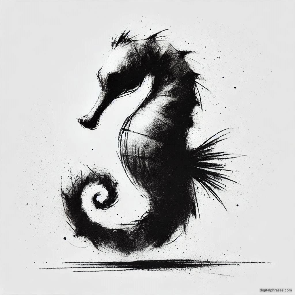 60 Sea Horse Drawing Ideas 60 Sea Horse Drawing Ideas