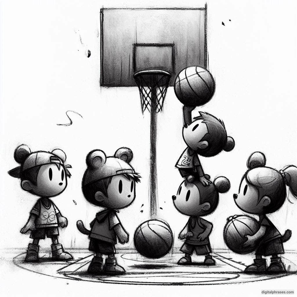 80 Basketball Drawing Ideas (Easy, Realistic, Cartoon, Color and More)