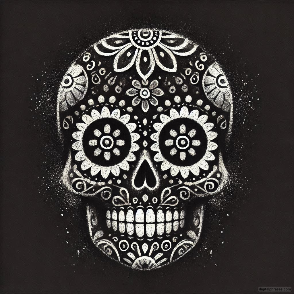 50 Sugar Skull Drawing Ideas (Easy, Simple, Kid-Friendly, Female and Wicked)