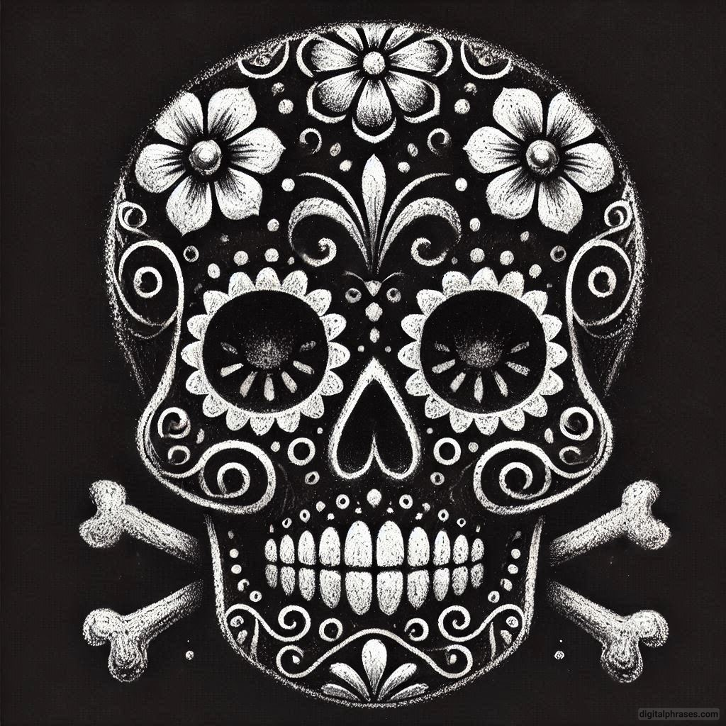 50 Sugar Skull Drawing Ideas (Easy, Simple, Kid-Friendly, Female and Wicked)