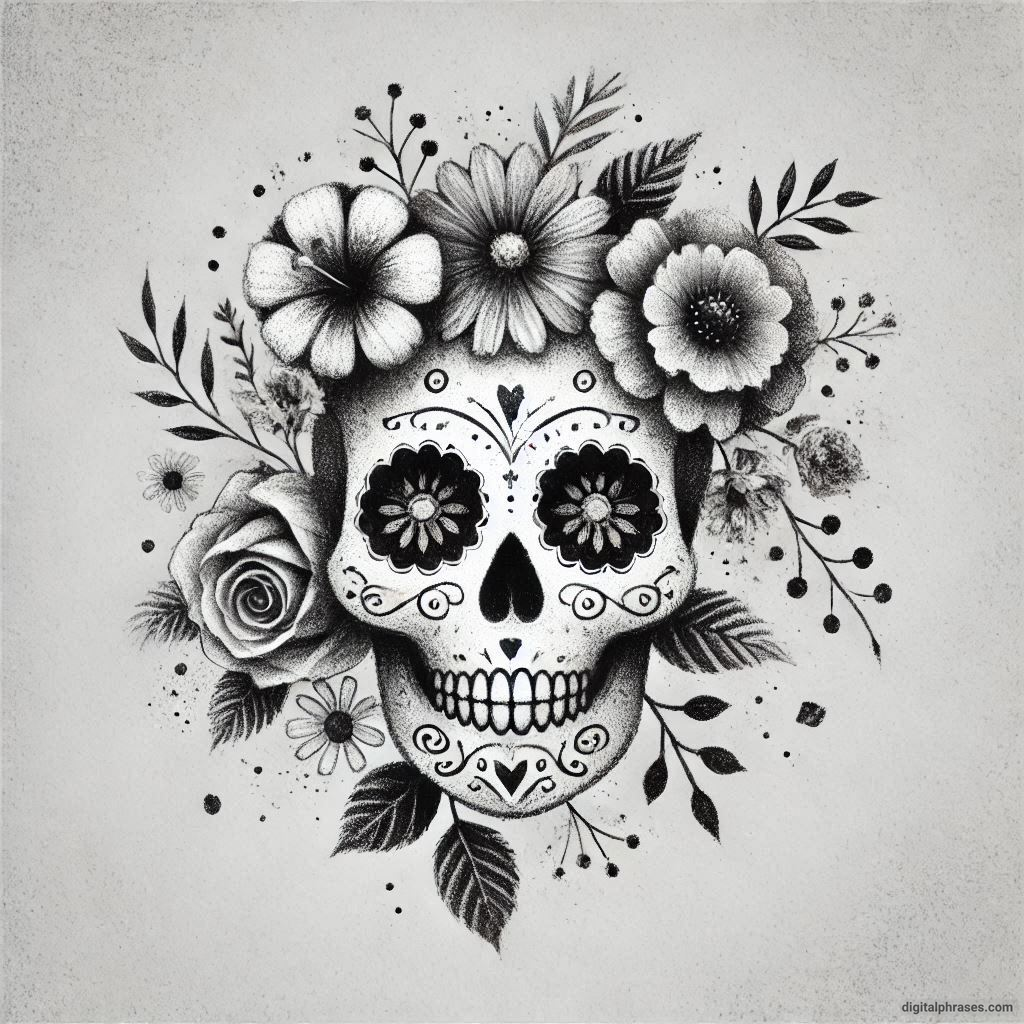 50 Sugar Skull Drawing Ideas (Easy, Simple, Kid-Friendly, Female and Wicked)