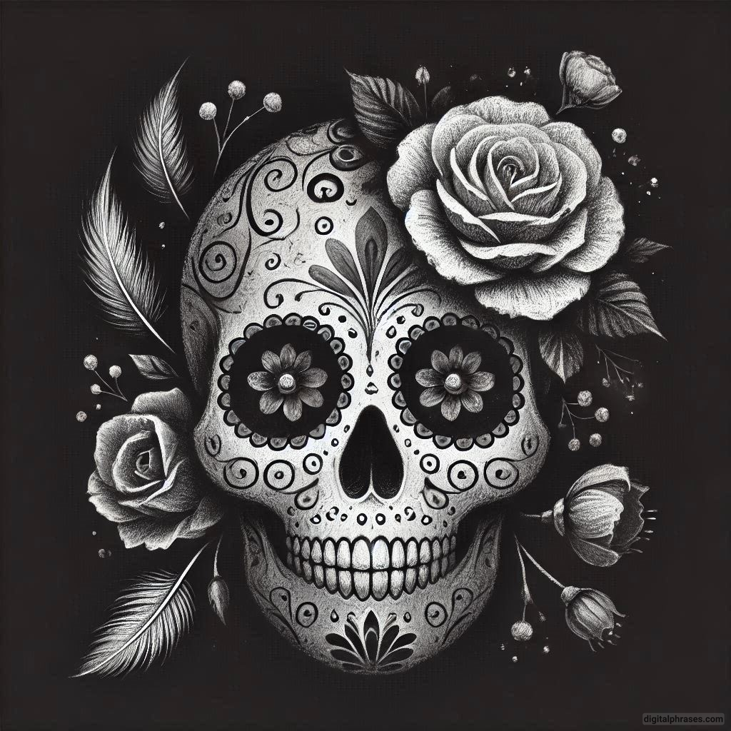 50 Sugar Skull Drawing Ideas (Easy, Simple, Kid-Friendly, Female and Wicked)