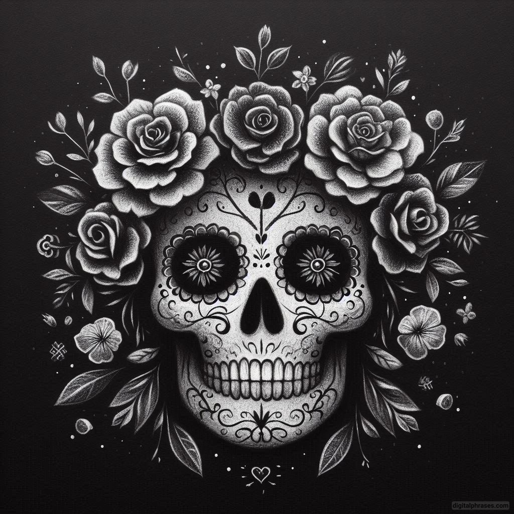 50 Sugar Skull Drawing Ideas (Easy, Simple, Kid-Friendly, Female and Wicked)