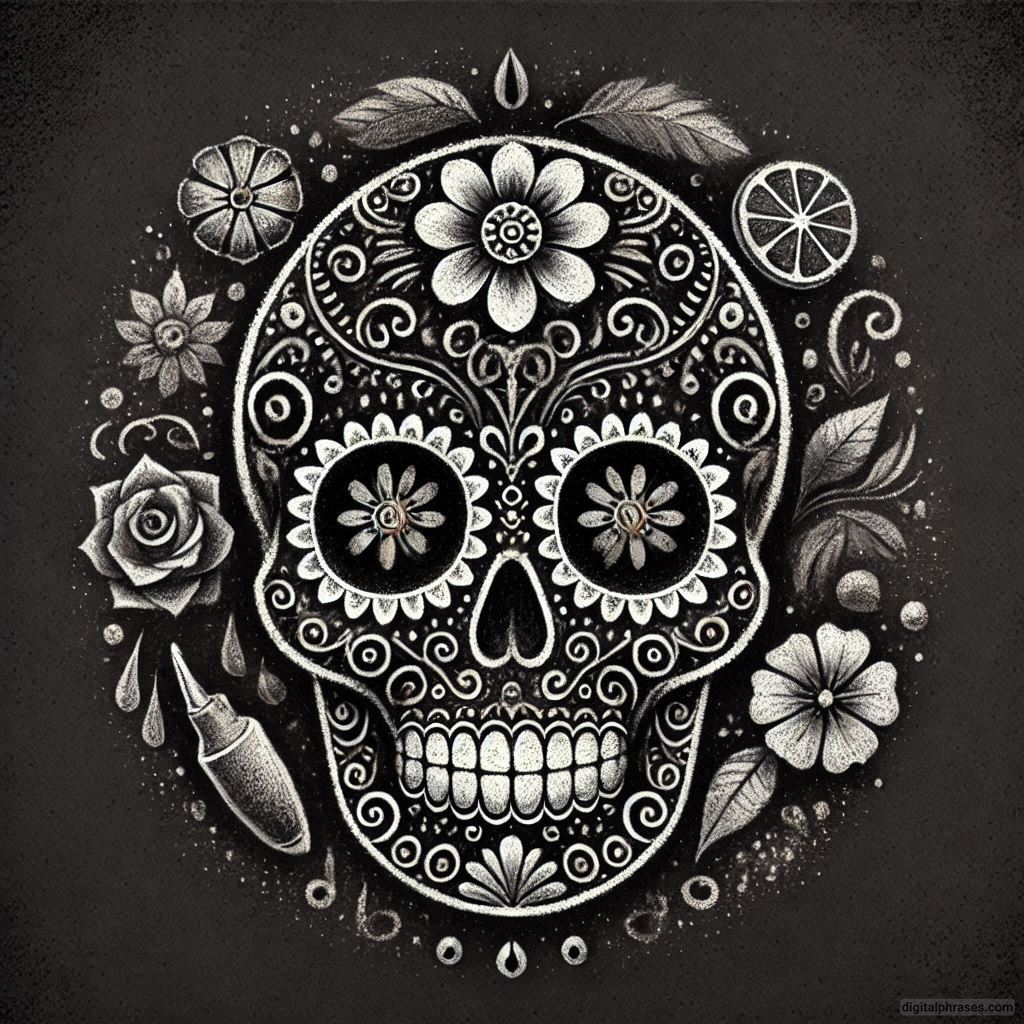 50 Sugar Skull Drawing Ideas (Easy, Simple, Kid-Friendly, Female and Wicked)