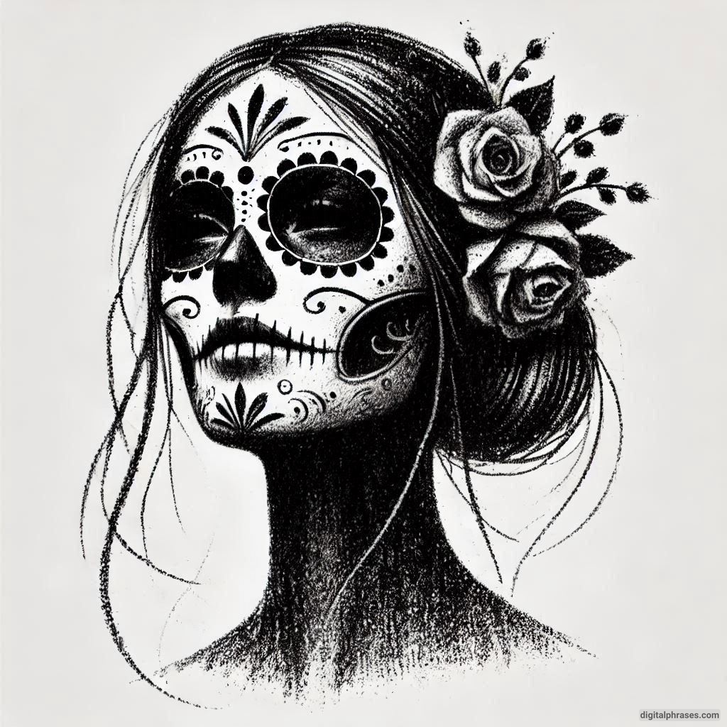 50 Sugar Skull Drawing Ideas (Easy, Simple, Kid-Friendly, Female and Wicked)