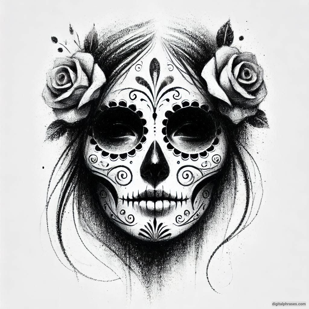 50 Sugar Skull Drawing Ideas (Easy, Simple, Kid-Friendly, Female and Wicked)