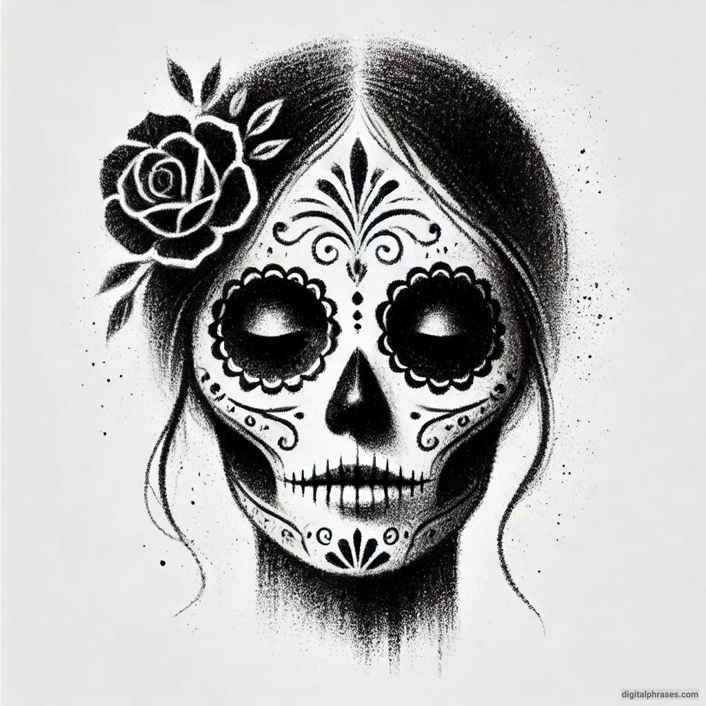 50 Sugar Skull Drawing Ideas (Easy, Simple, Kid-Friendly, Female and Wicked)