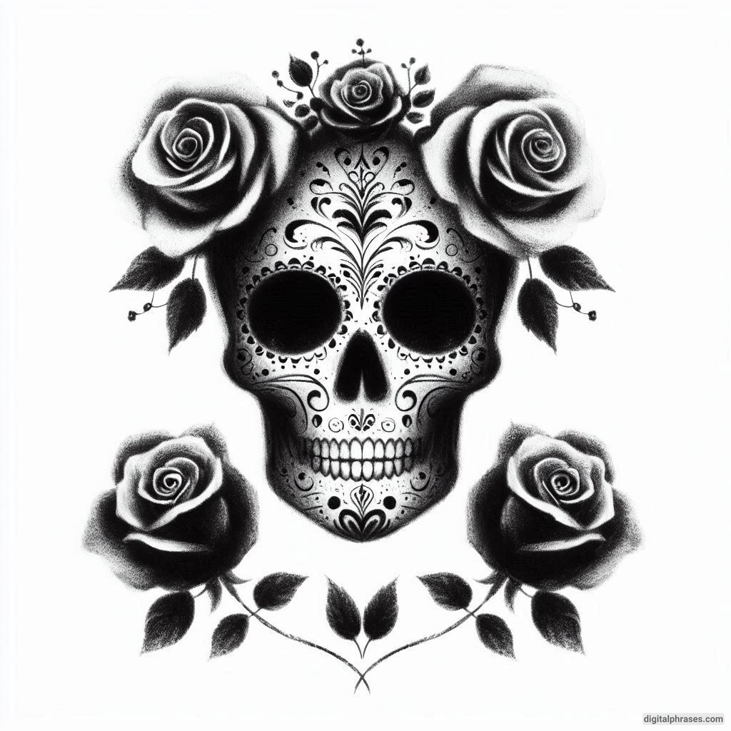 50 Sugar Skull Drawing Ideas (Easy, Simple, Kid-Friendly, Female and Wicked)