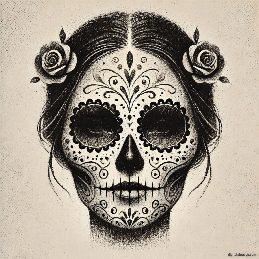 50 Sugar Skull Drawing Ideas (Easy, Simple, Kid-Friendly, Female and Wicked)