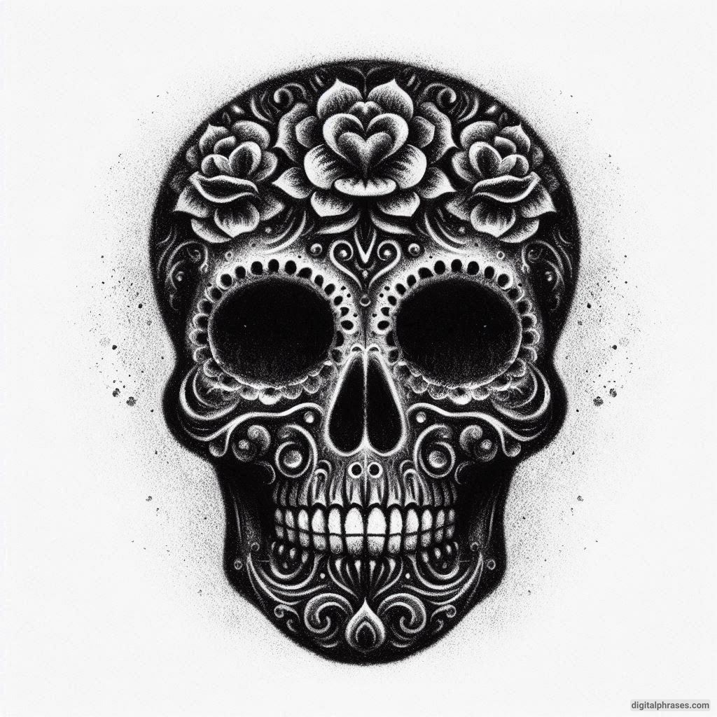 50 Sugar Skull Drawing Ideas (Easy, Simple, Kid-Friendly, Female and Wicked)