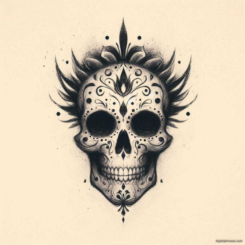 50 Sugar Skull Drawing Ideas (Easy, Simple, Kid-Friendly, Female and Wicked)