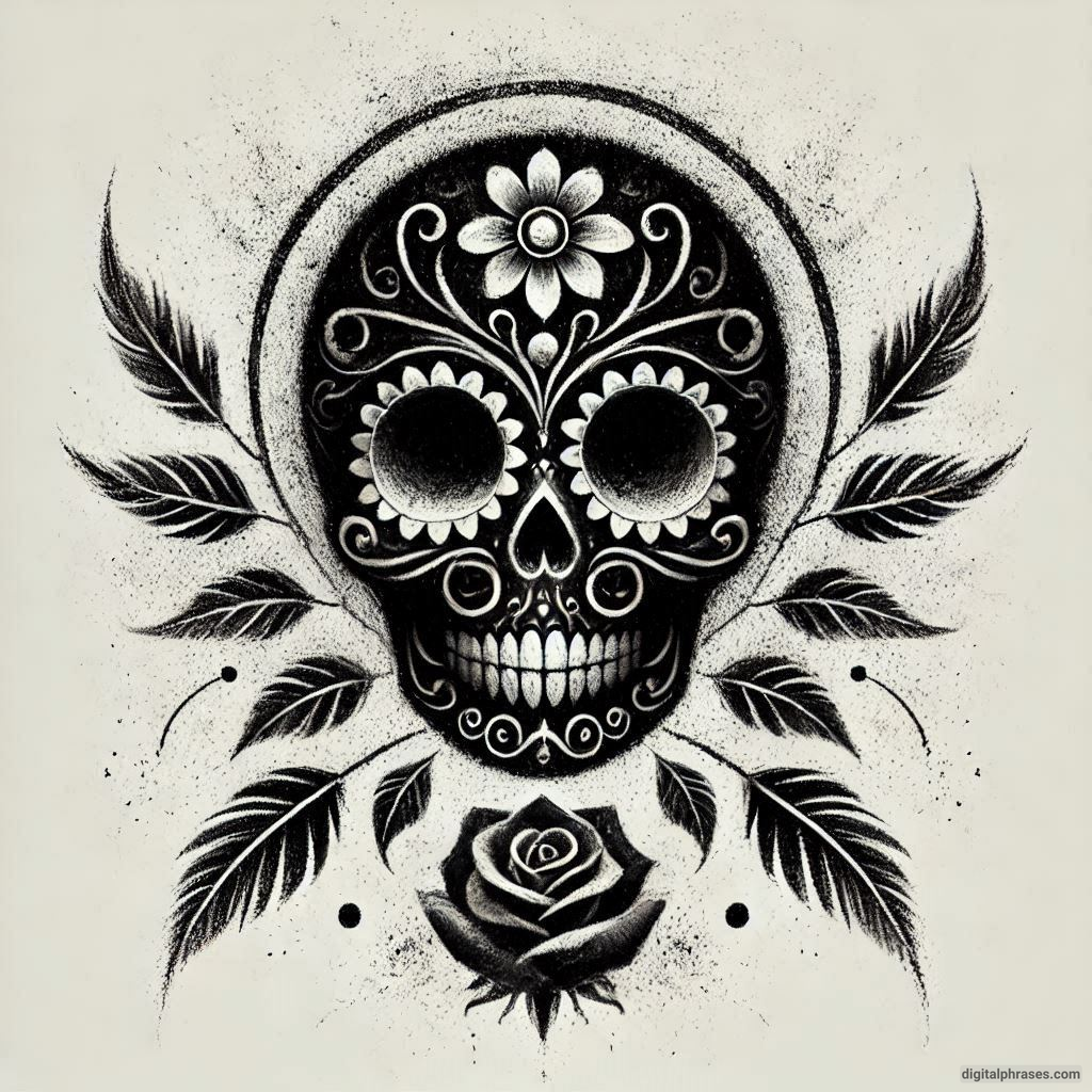 50 Sugar Skull Drawing Ideas (Easy, Simple, Kid-Friendly, Female and Wicked)