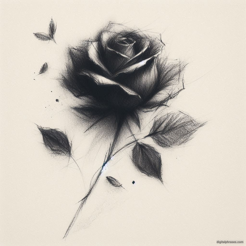 80 Rose Drawing Ideas (Easy, Simple, Cute Colored, Dead and Realistic) 80 Rose Drawing Ideas (Easy, Simple, Cute Colored, Dead and Realistic)