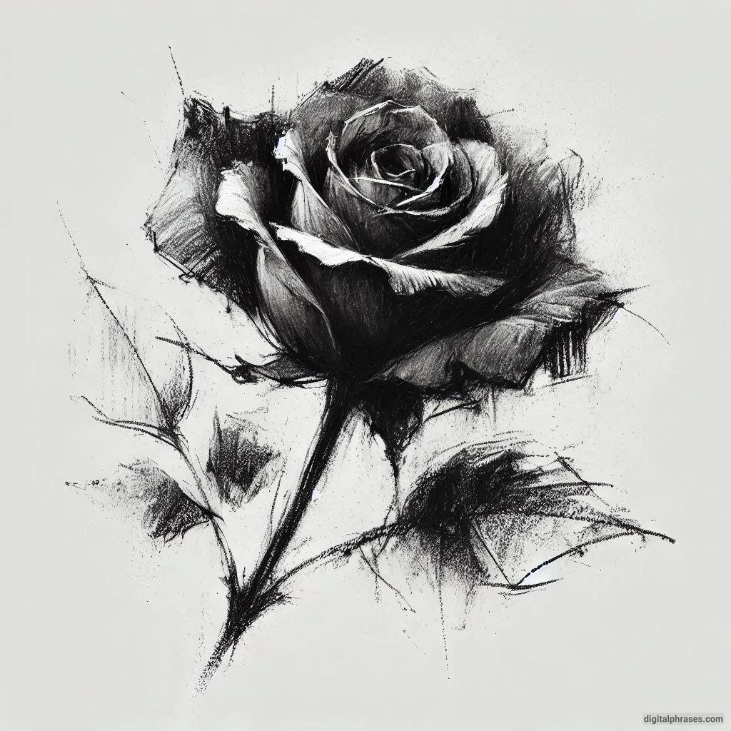 80 Rose Drawing Ideas (Easy, Simple, Cute Colored, Dead and Realistic) 80 Rose Drawing Ideas (Easy, Simple, Cute Colored, Dead and Realistic)