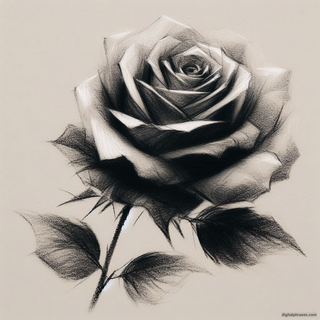 80 Rose Drawing Ideas (Easy, Simple, Cute Colored, Dead and Realistic) 80 Rose Drawing Ideas (Easy, Simple, Cute Colored, Dead and Realistic)