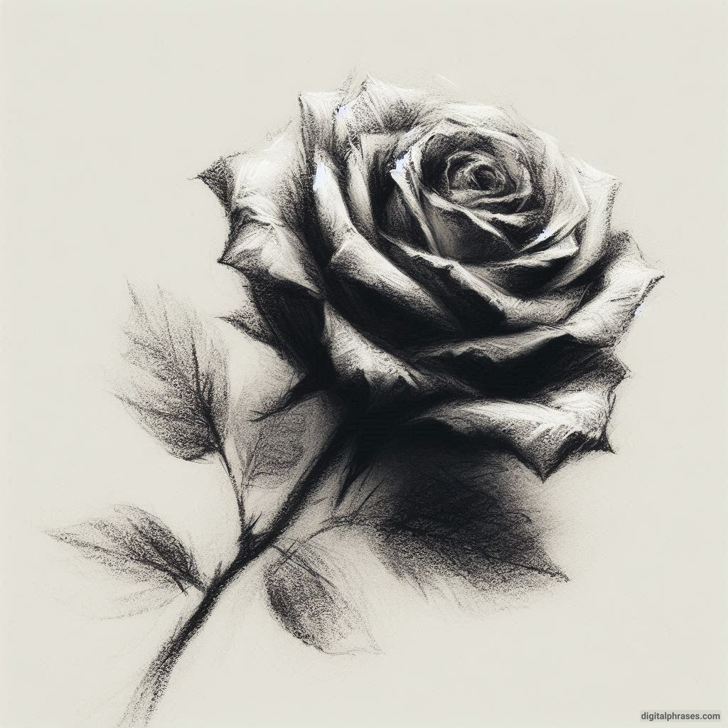 80 Rose Drawing Ideas (Easy, Simple, Cute Colored, Dead and Realistic) 80 Rose Drawing Ideas (Easy, Simple, Cute Colored, Dead and Realistic)