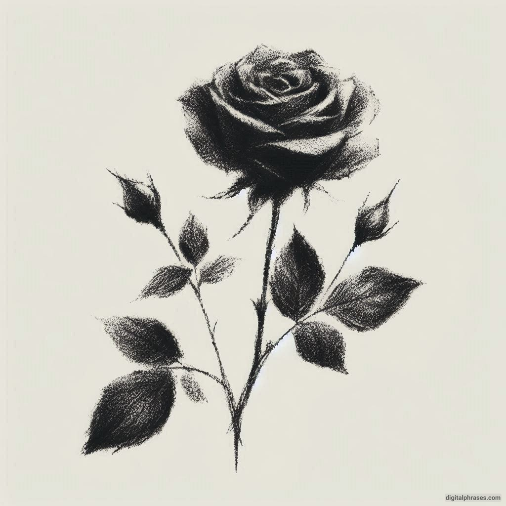 80 Rose Drawing Ideas (Easy, Simple, Cute Colored, Dead and Realistic)