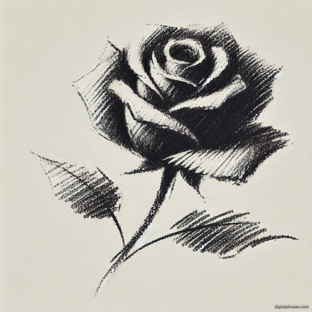 80 Rose Drawing Ideas (Easy, Simple, Cute Colored, Dead and Realistic)