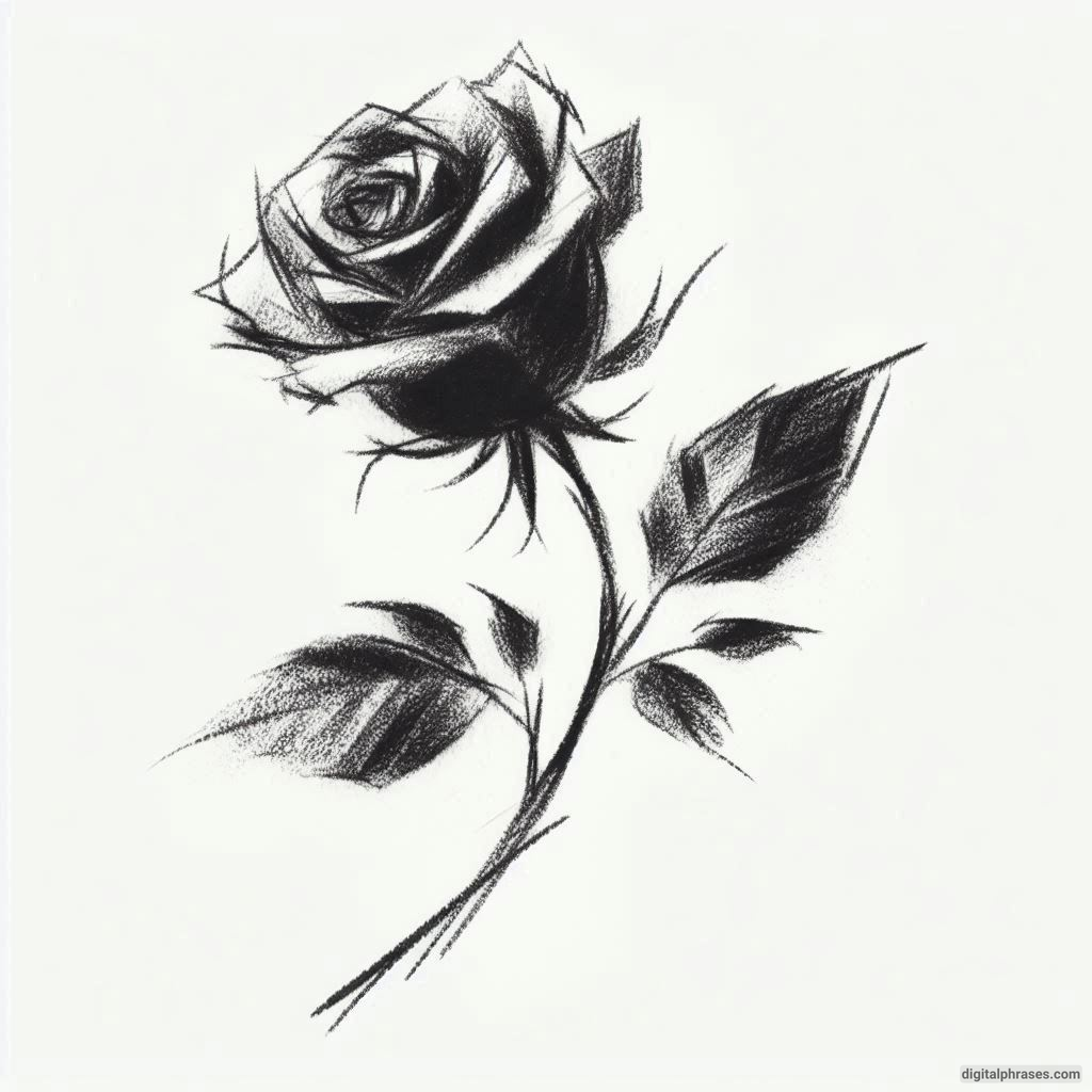 80 Rose Drawing Ideas (Easy, Simple, Cute Colored, Dead and Realistic) 80 Rose Drawing Ideas (Easy, Simple, Cute Colored, Dead and Realistic)