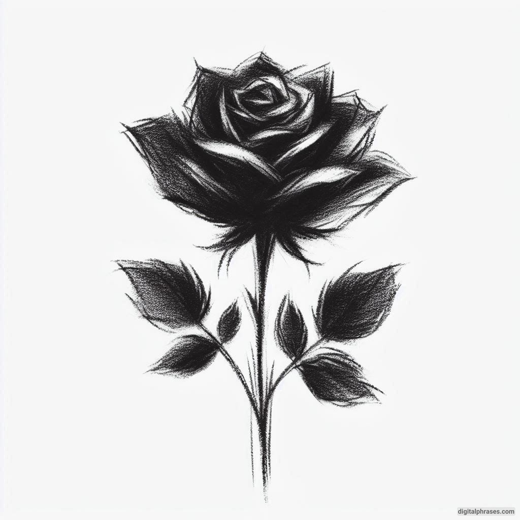 80 Rose Drawing Ideas (Easy, Simple, Cute Colored, Dead and Realistic) 80 Rose Drawing Ideas (Easy, Simple, Cute Colored, Dead and Realistic)