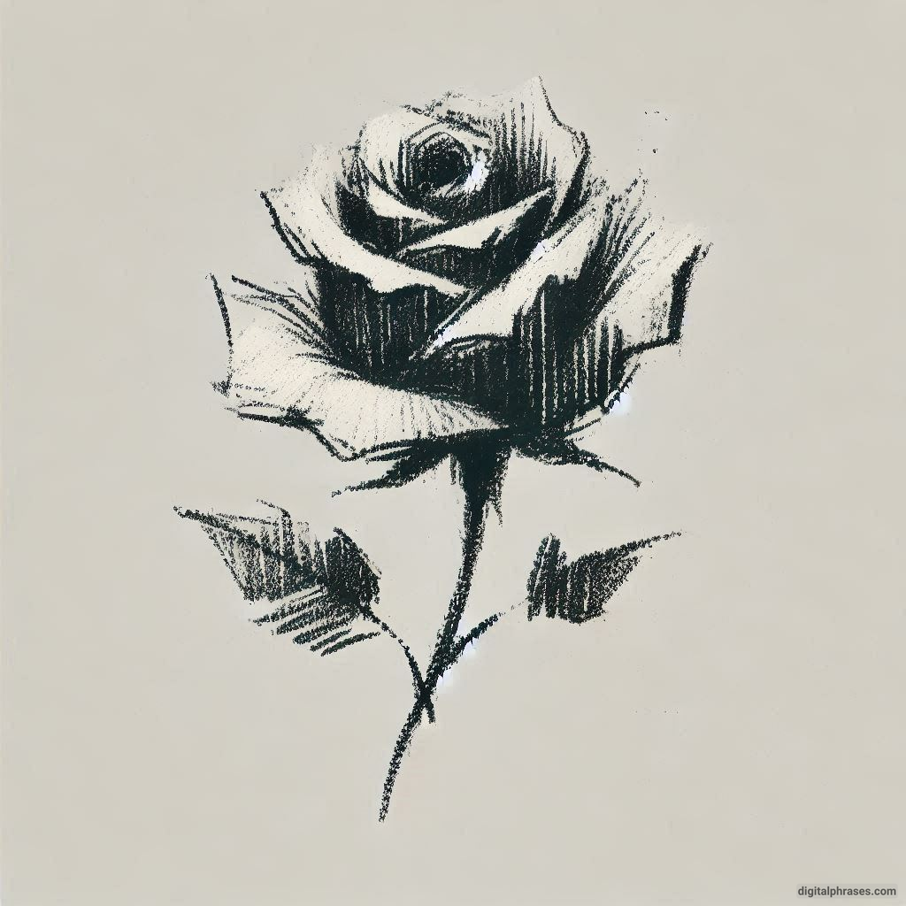 80 Rose Drawing Ideas (Easy, Simple, Cute Colored, Dead and Realistic)