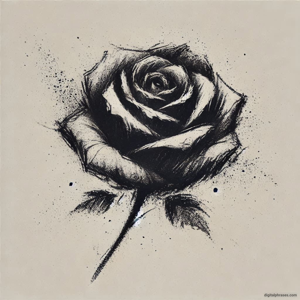 80 Rose Drawing Ideas (Easy, Simple, Cute Colored, Dead and Realistic)