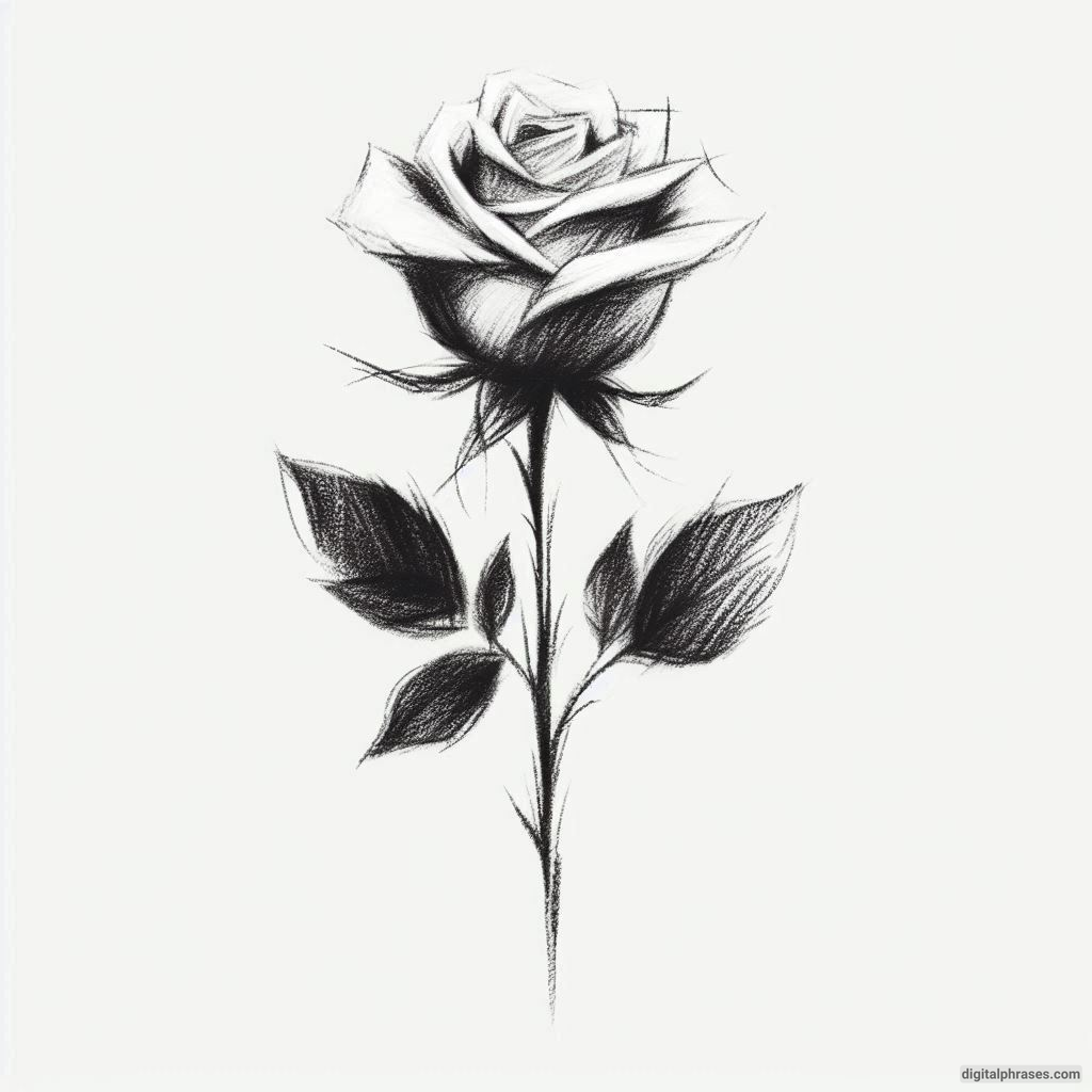 80 Rose Drawing Ideas (Easy, Simple, Cute Colored, Dead and Realistic) 80 Rose Drawing Ideas (Easy, Simple, Cute Colored, Dead and Realistic)