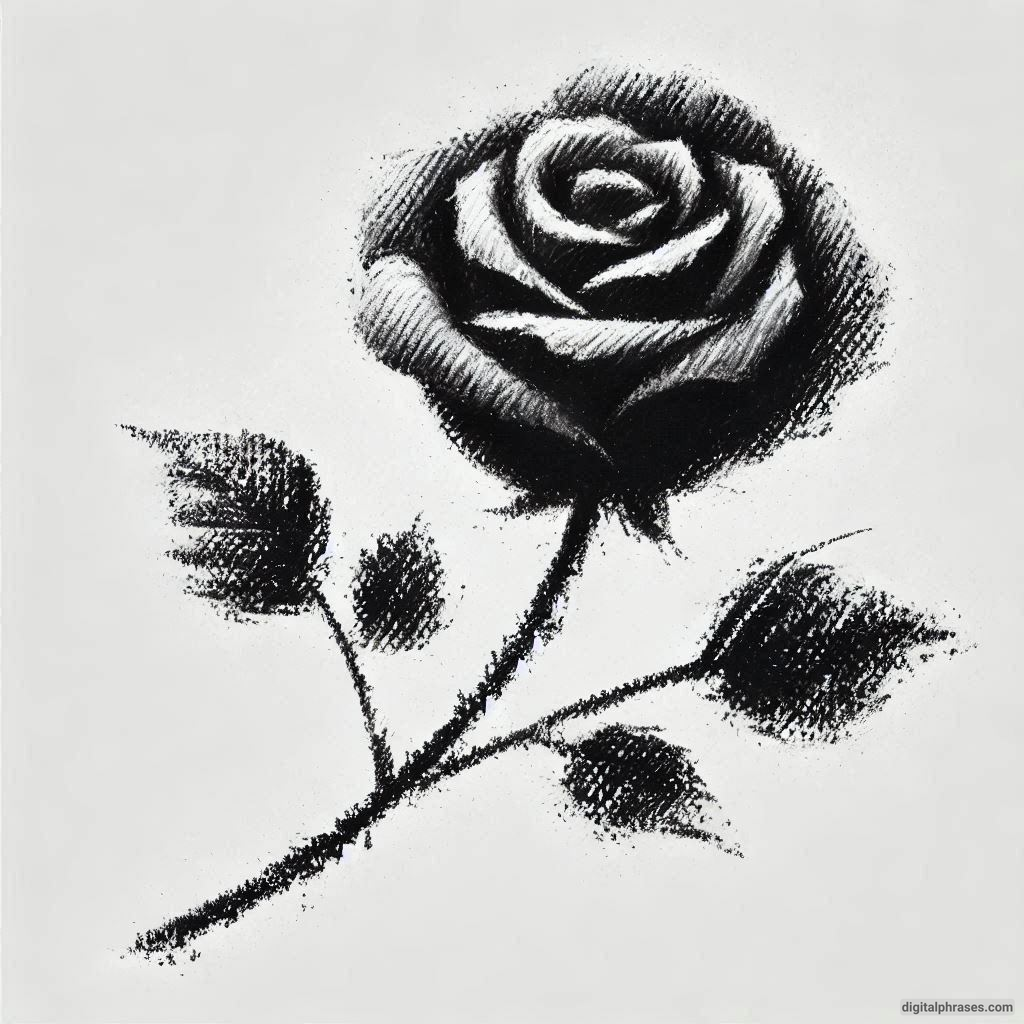 80 Rose Drawing Ideas (Easy, Simple, Cute Colored, Dead and Realistic)