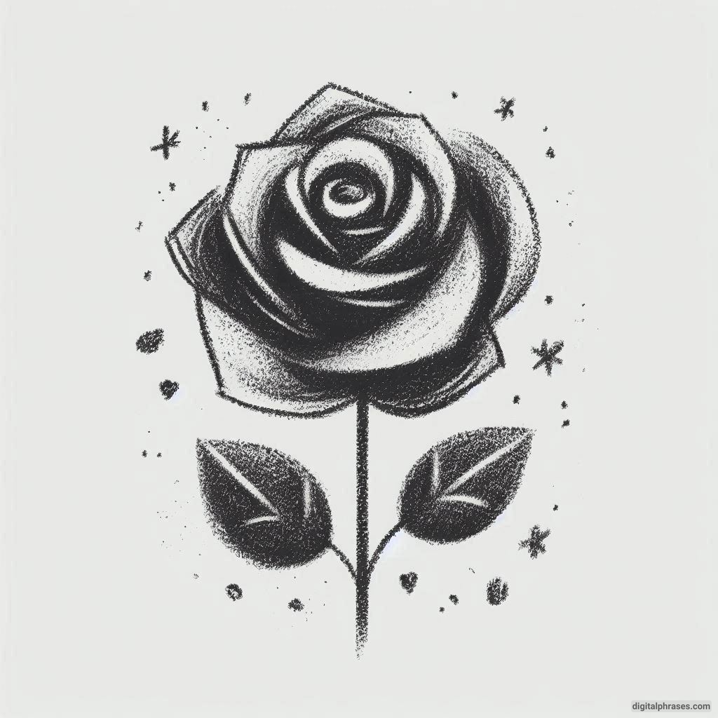 80 Rose Drawing Ideas (Easy, Simple, Cute Colored, Dead and Realistic)