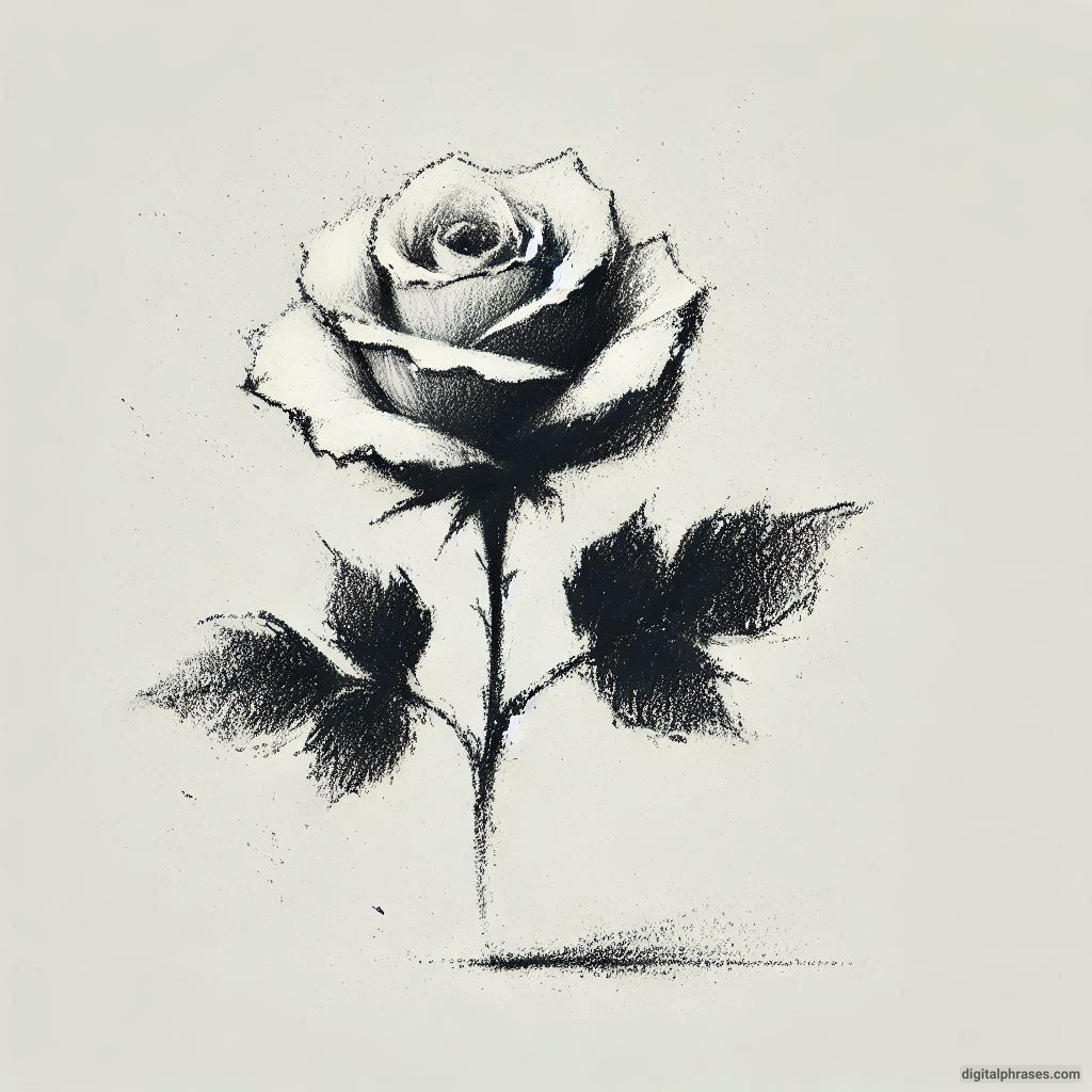 80 Rose Drawing Ideas (Easy, Simple, Cute Colored, Dead and Realistic)