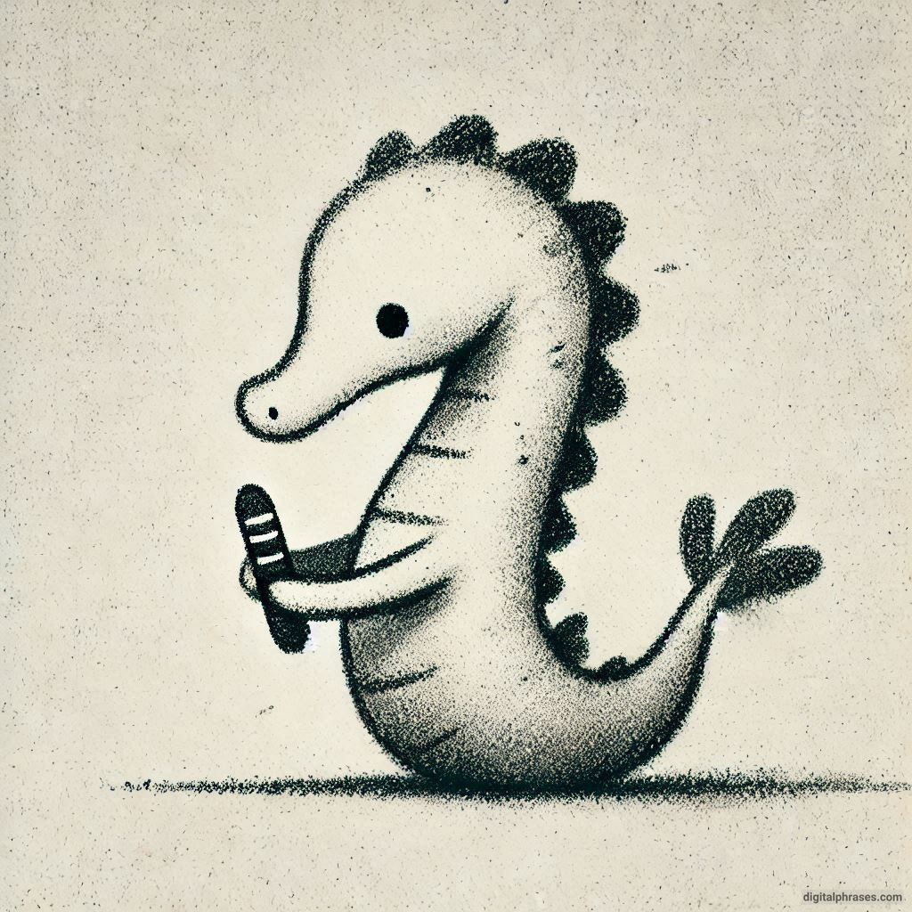 60 Sea Horse Drawing Ideas