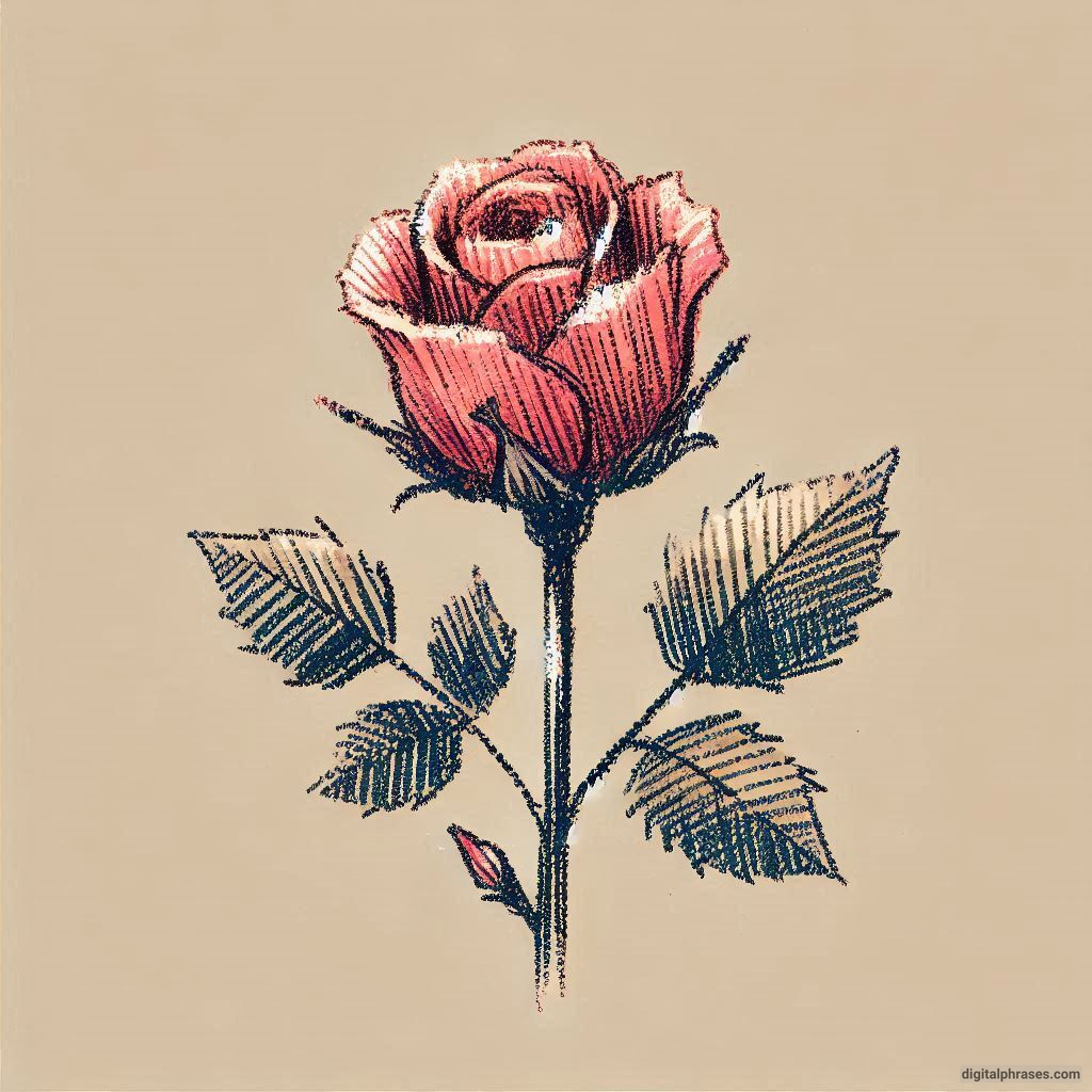 80 Rose Drawing Ideas (Easy, Simple, Cute Colored, Dead and Realistic) 80 Rose Drawing Ideas (Easy, Simple, Cute Colored, Dead and Realistic)