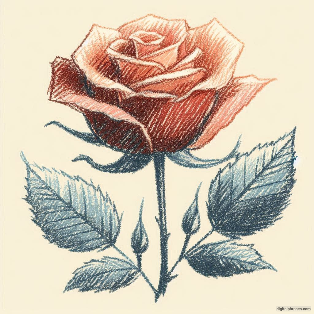 80 Rose Drawing Ideas (Easy, Simple, Cute Colored, Dead and Realistic) 80 Rose Drawing Ideas (Easy, Simple, Cute Colored, Dead and Realistic)