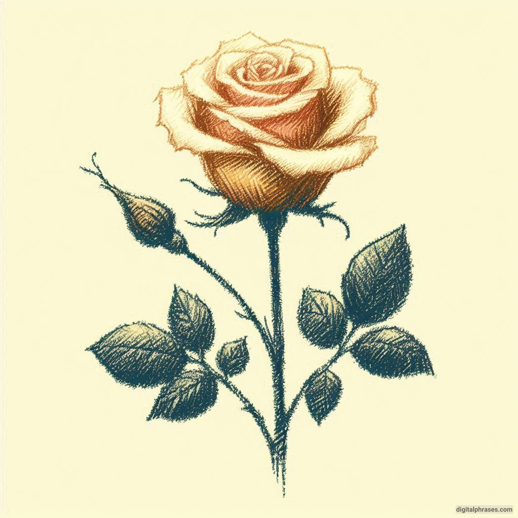 80 Rose Drawing Ideas (Easy, Simple, Cute Colored, Dead and Realistic) 80 Rose Drawing Ideas (Easy, Simple, Cute Colored, Dead and Realistic)