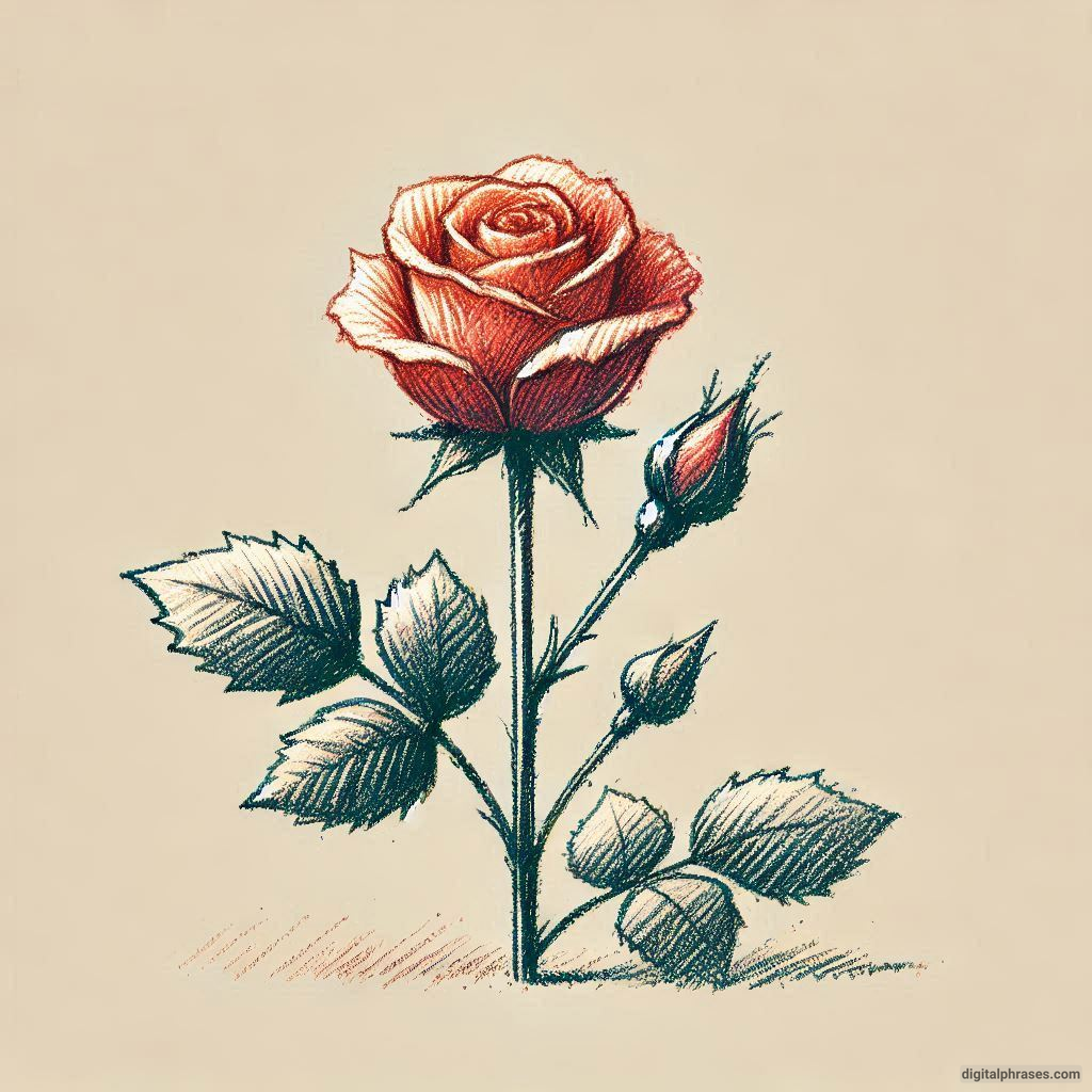 80 Rose Drawing Ideas (Easy, Simple, Cute Colored, Dead and Realistic) 80 Rose Drawing Ideas (Easy, Simple, Cute Colored, Dead and Realistic)