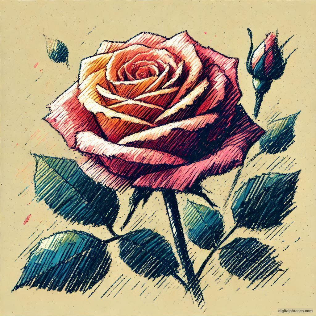 80 Rose Drawing Ideas (Easy, Simple, Cute Colored, Dead and Realistic) 80 Rose Drawing Ideas (Easy, Simple, Cute Colored, Dead and Realistic)
