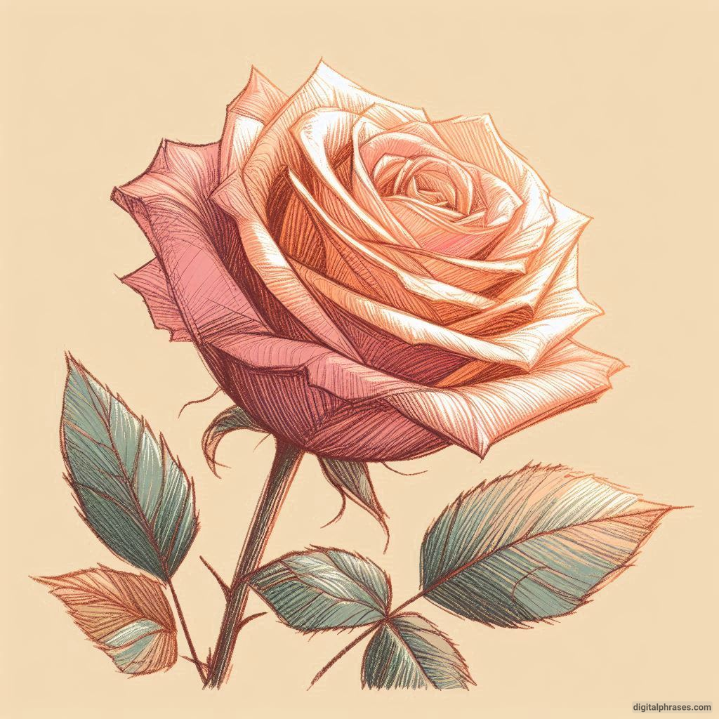 80 Rose Drawing Ideas (Easy, Simple, Cute Colored, Dead and Realistic)