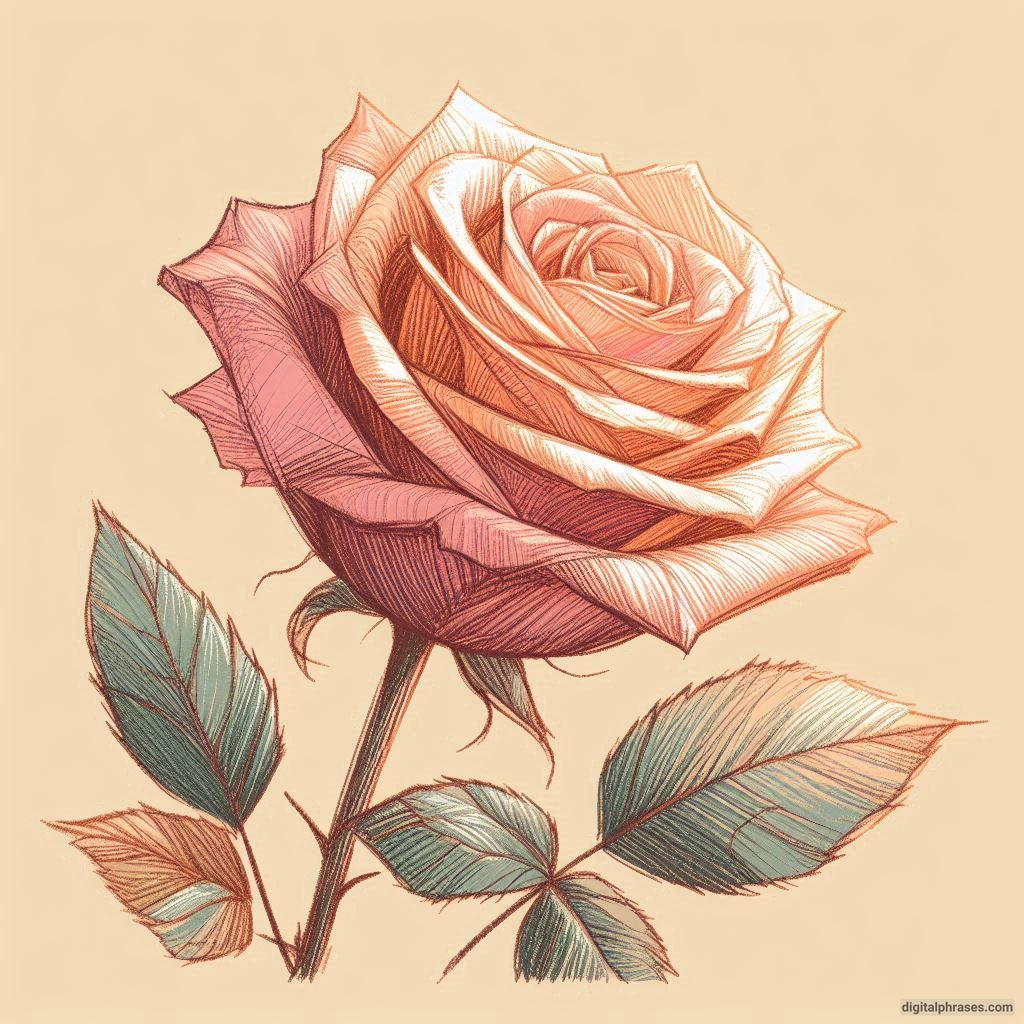 80 Rose Drawing Ideas (Easy, Simple, Cute Colored, Dead and Realistic) 80 Rose Drawing Ideas (Easy, Simple, Cute Colored, Dead and Realistic)