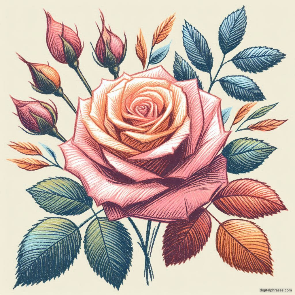 80 Rose Drawing Ideas (Easy, Simple, Cute Colored, Dead and Realistic)