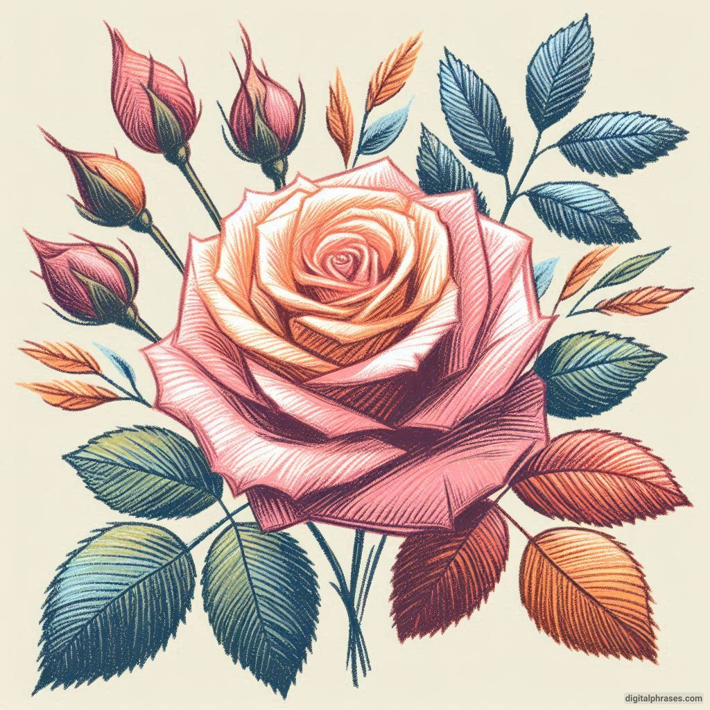 80 Rose Drawing Ideas (Easy, Simple, Cute Colored, Dead and Realistic) 80 Rose Drawing Ideas (Easy, Simple, Cute Colored, Dead and Realistic)