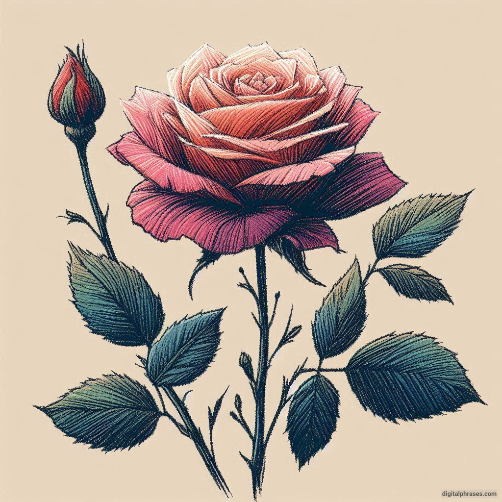 80 Rose Drawing Ideas (Easy, Simple, Cute Colored, Dead and Realistic) 80 Rose Drawing Ideas (Easy, Simple, Cute Colored, Dead and Realistic)