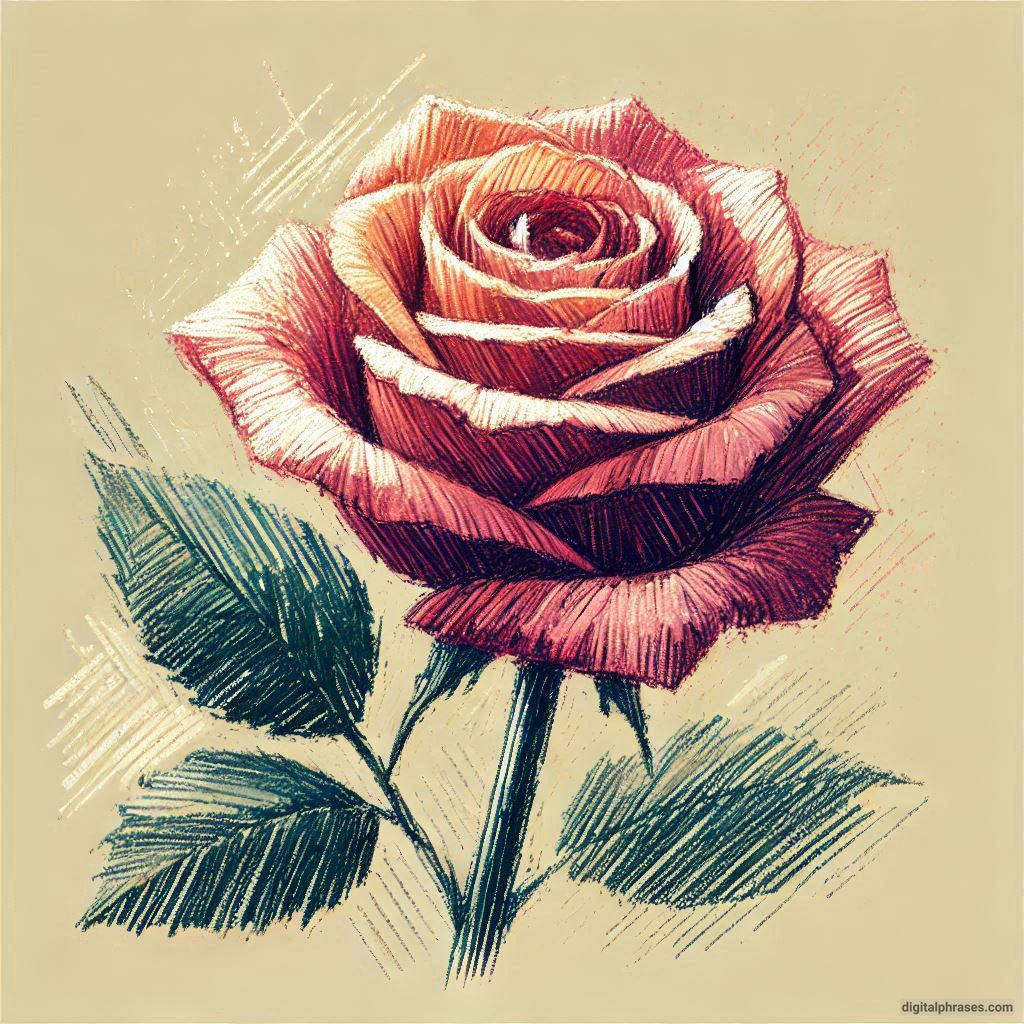 80 Rose Drawing Ideas (Easy, Simple, Cute Colored, Dead and Realistic)