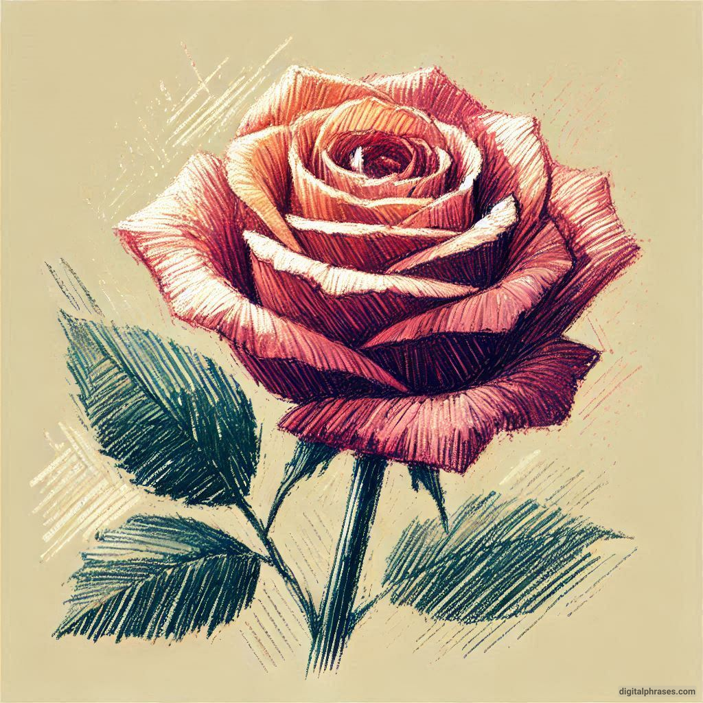 80 Rose Drawing Ideas (Easy, Simple, Cute Colored, Dead and Realistic) 80 Rose Drawing Ideas (Easy, Simple, Cute Colored, Dead and Realistic)